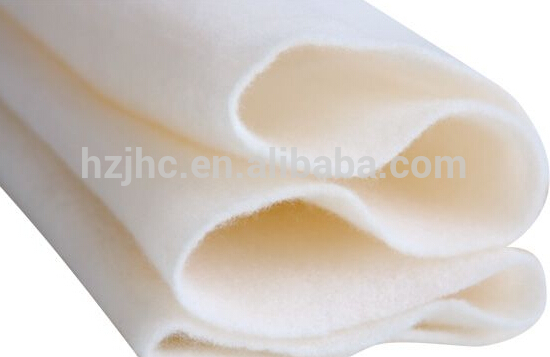 Eco 4mm needle punched non woven wool felt fabric supplier
