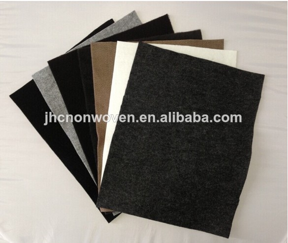 Cheap polyester needle punched non-woven hard felt sheets materials