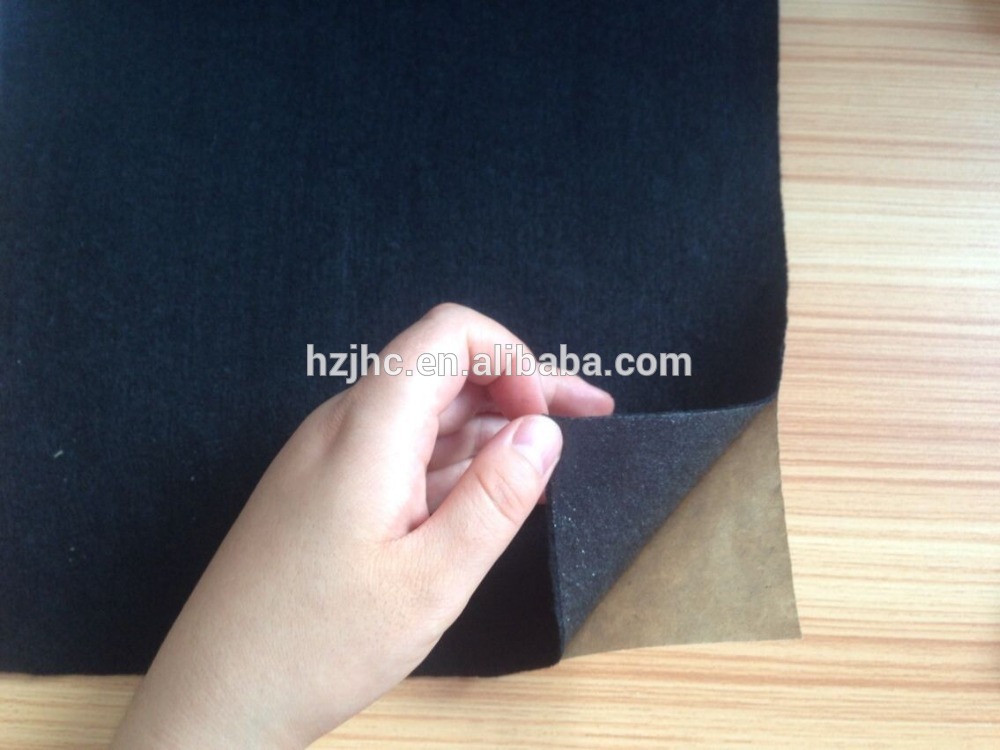 Colorful polyester nonwoven fabric with self adhesive felt/adhesive backed fabric/felt sticker