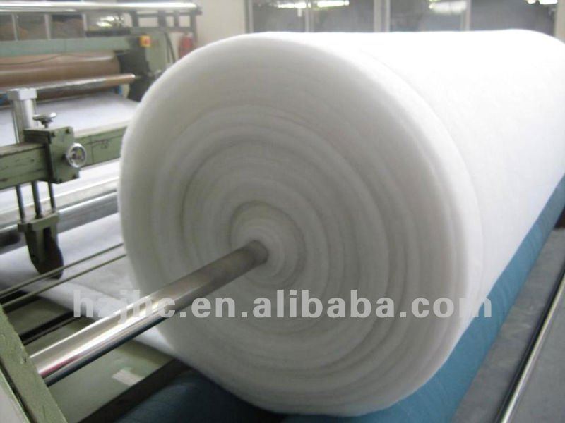 Eco-friendly thermal bonded polyester fiber batting