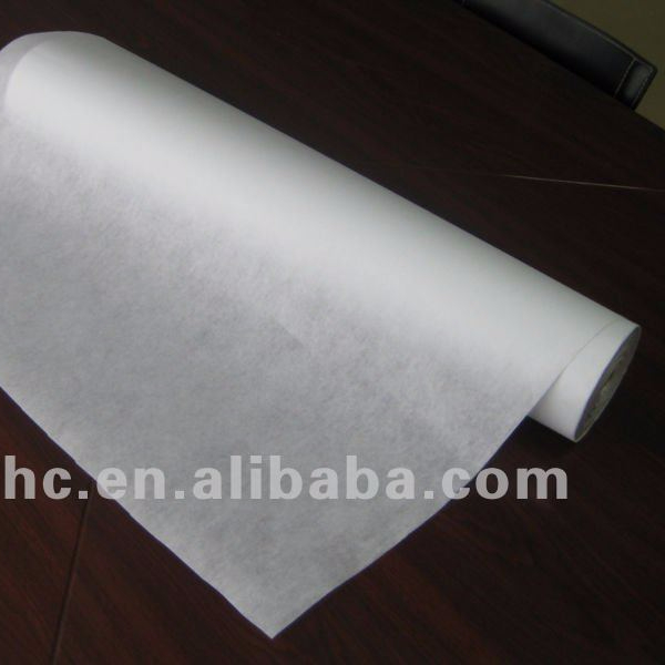 Nonwoven embroidery backing paper