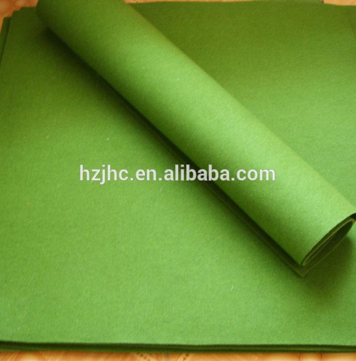 Laminated adhesive polyester printed non-woven felt fabric wallpaper