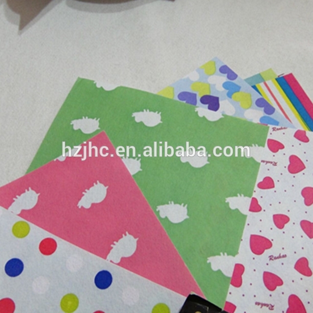 Well Customized Needle Punched Printed Felt Fabric