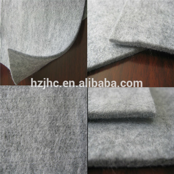 Cheap plain recycled polyester needle punched non-woven felt fabric roll supplier