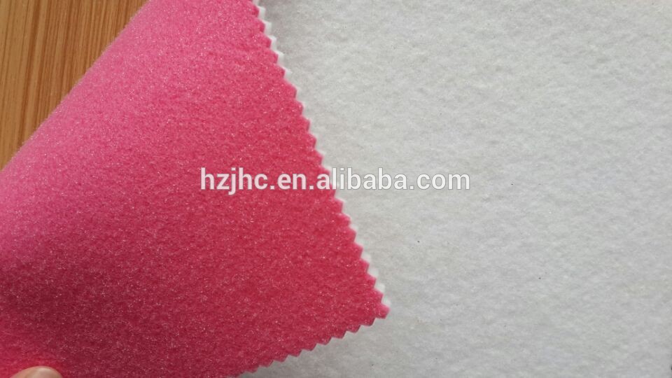 Needle punched rubber backed nonwoven polyester felt placemats