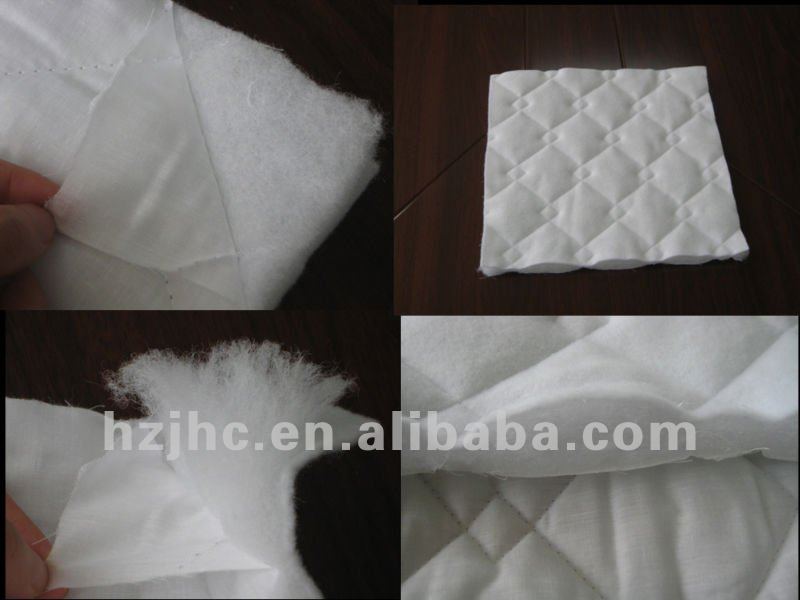 Fireproof thermal bonded polyester quilt cotton batting