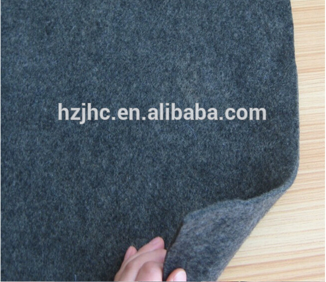 Thick polyester hard needle punched non woven insoling lining fabric