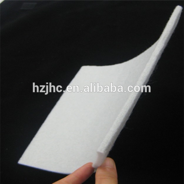China thick nonwoven polyester hot press felt fabric supplier