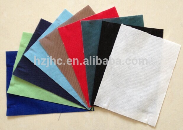 JHC high quality adhesive polyester stiff felt with cheap price