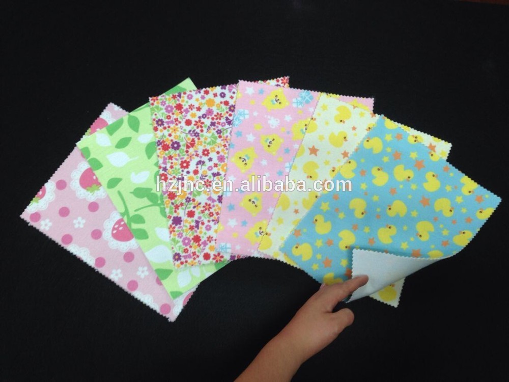 Self adhesive embroidery pet polyester non woven fabric for wallpapers