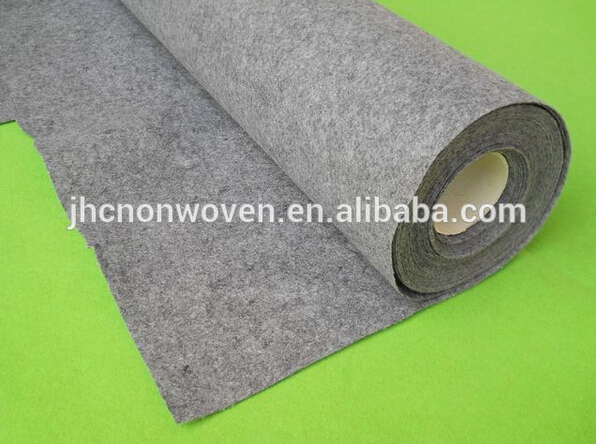 Anti-slip polyester nonwoven needle punch felt for indoor outdoor car carpet