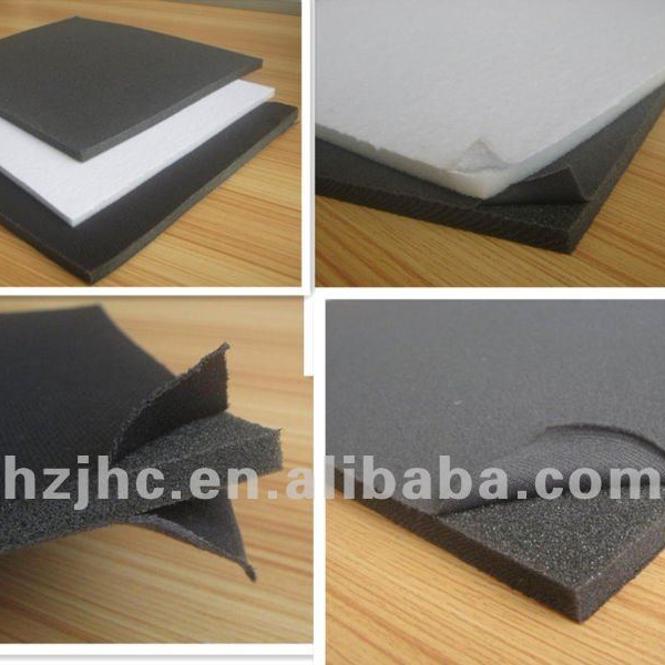 Custom PE/PP film/sponge foam laminated polyester non woven fabric supplier
