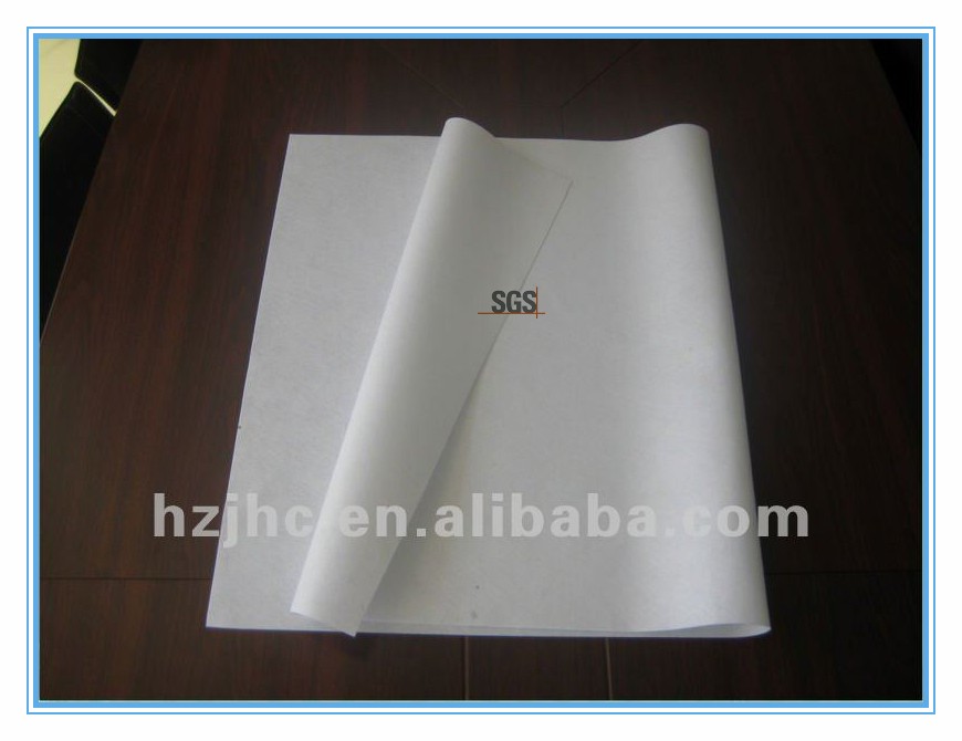Polyester needle punched nonwoven fabric raw material for underwear interlining