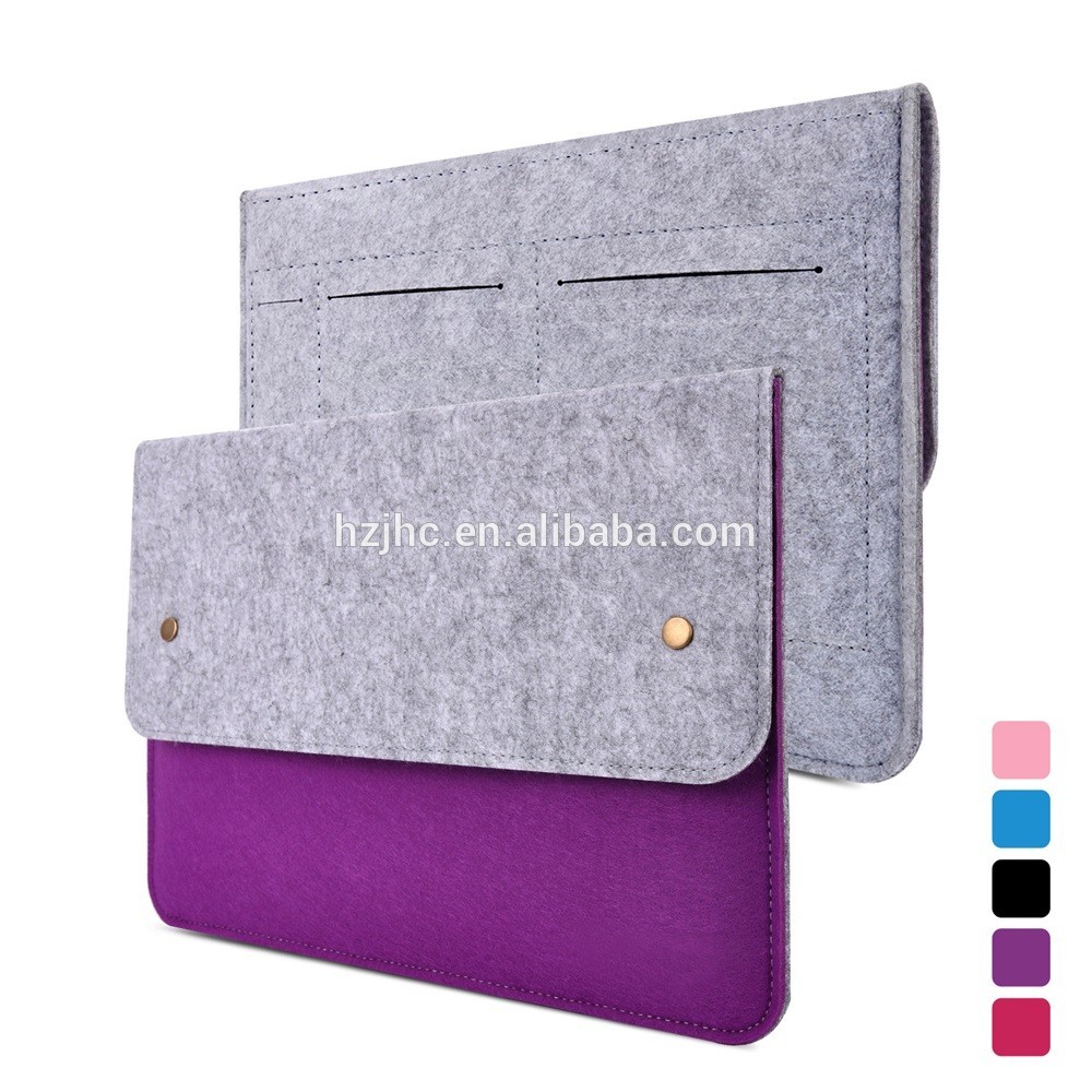 Online shopping custom polyester handmade women felt cosmetic bag/case