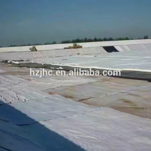 High Strength Plain Nonwoven Geotextile Fabric For Retaining Wall