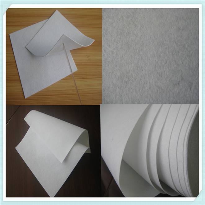 Polyester thin non woven needle punched felt pad/cover materials supplier