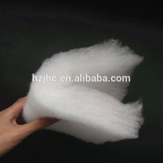 100% Polyester Fiber Recycled Polyester Wadding for Garments