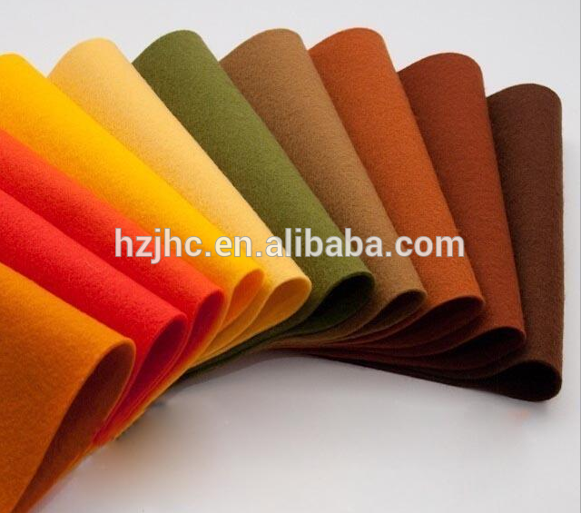High quality adhesive polyester stiff felt with high quality
