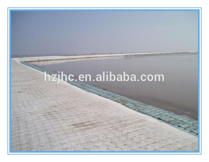 Non woven geotextile type geo bag used for reservoir lake dam