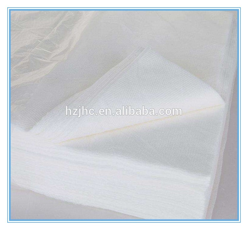 Spunlace nonwoven fabric raw material for disposable nonwoven bath towel for hotel and spa