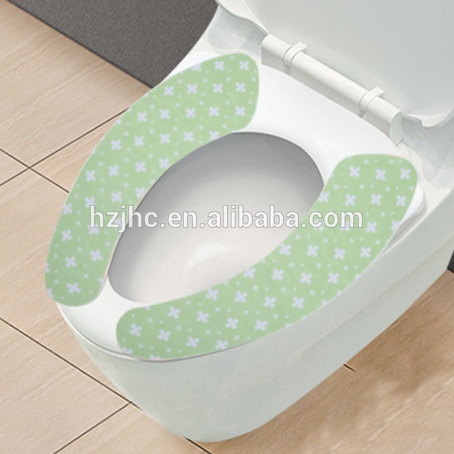 High Quality Sticky Portable Felt Fabric Toilet Mat Set