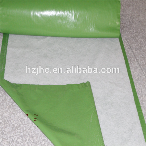 Laminate adhesive bulk polyester non-woven felt backed pvc flooring