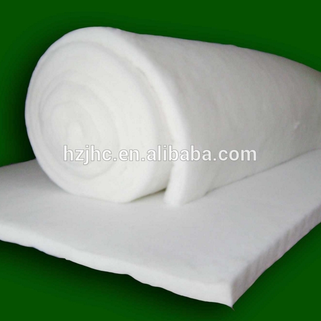 Wholesale Nonwoven Fireproof Fabric Fireproof Non-glue Cotton Batting With Thermal Bonding