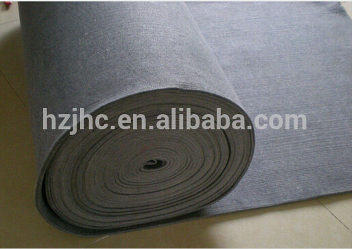 Sound insulation polyester needle punched non woven wall covering