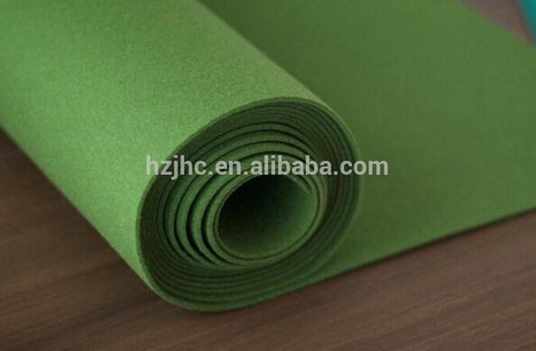 Needle punched nonwoven polyester acrylic thick felt fabric in rolls