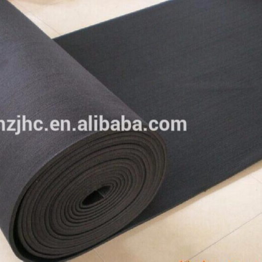 Needle punched nonwoven protection printed felt mat