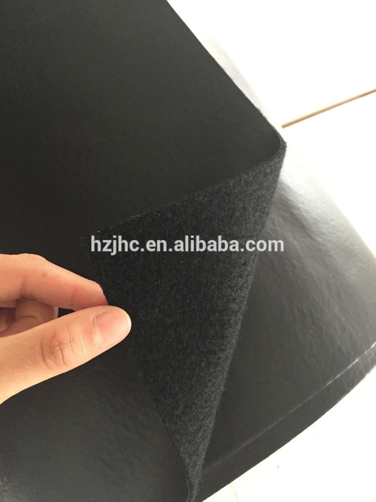 Colorful needle punched nonwoven power felt