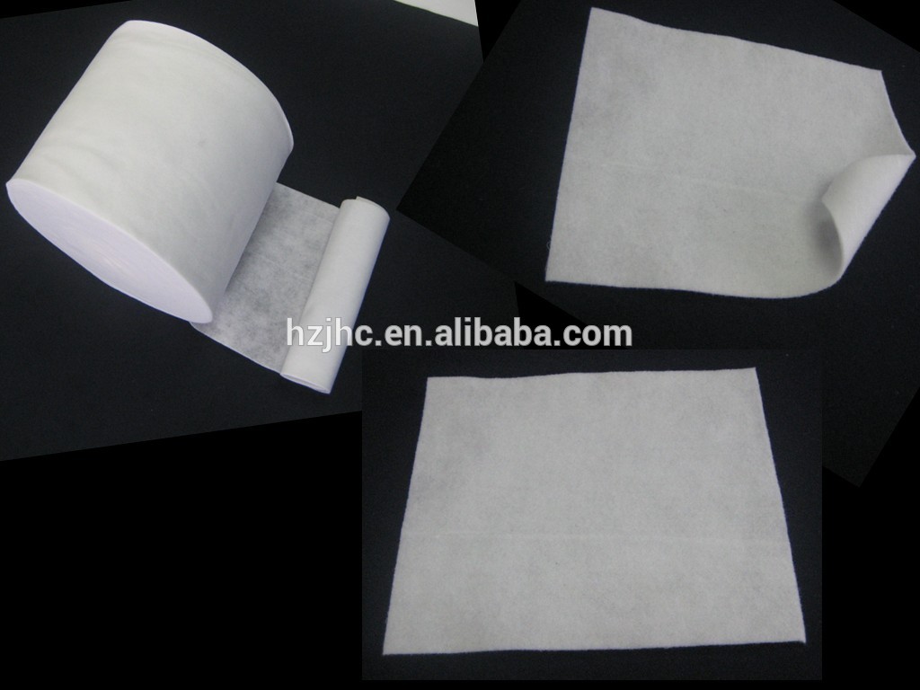Wholesale cheap recycled polyester needle punched non-woven fabric rolls