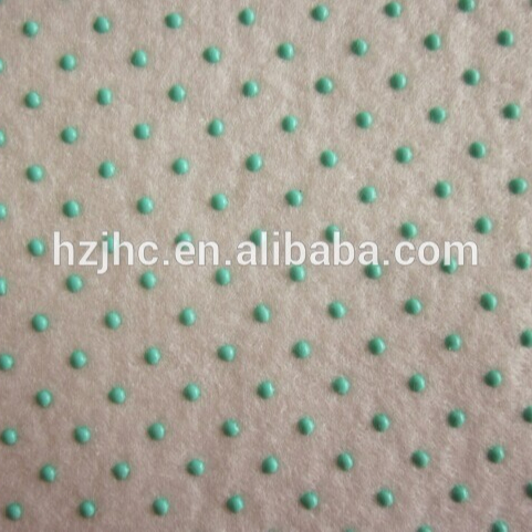 Needle punched polyester anti slip nonwoven fabric