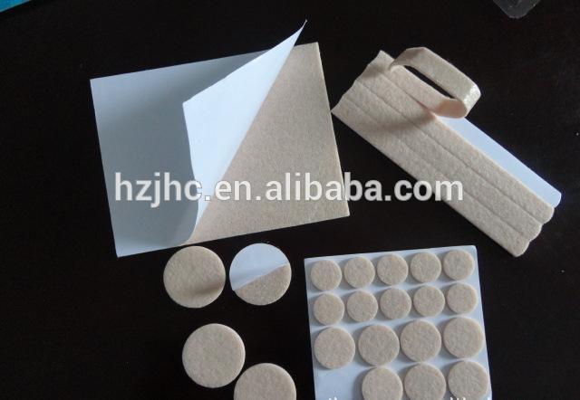 Laminated nonwoven polyester protective Felt Pad/ furniture leg pads/ floor protection felt pad protector