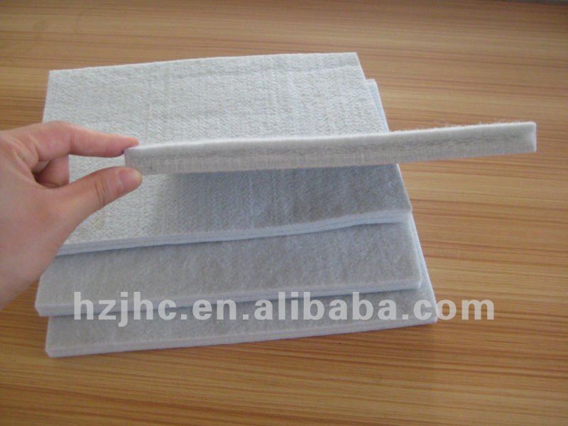 Needle punched nonwoven thermobonded polyester felt bed sheets
