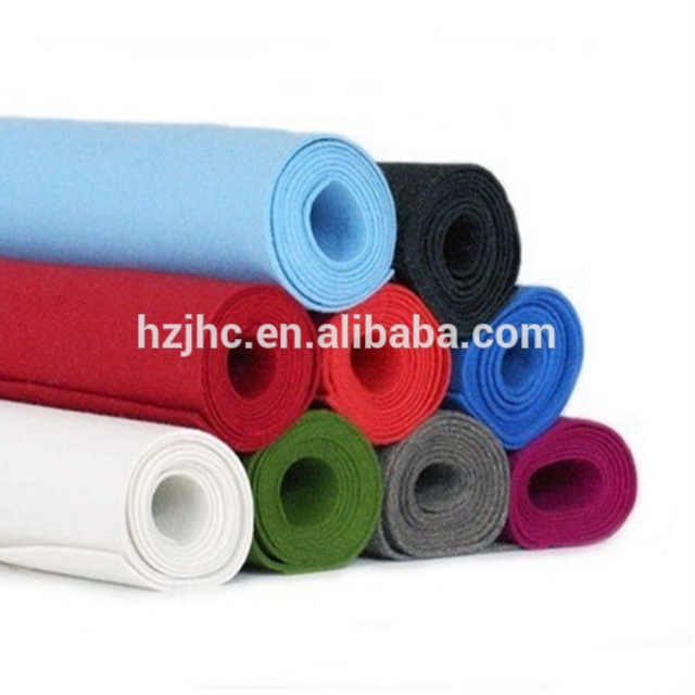 Factory price needle punched colorful printed nonwoven fabric felt for DIY