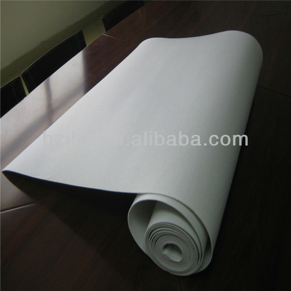 White Plain Nonwoven Polyester Felt in Roll - China Nonwoven