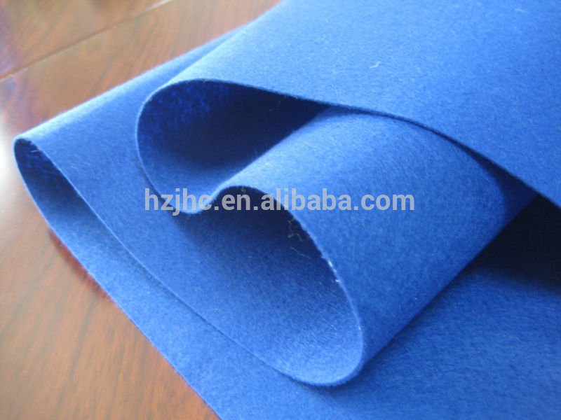 Plain nonwoven needle punched felt business card holder cover fabric