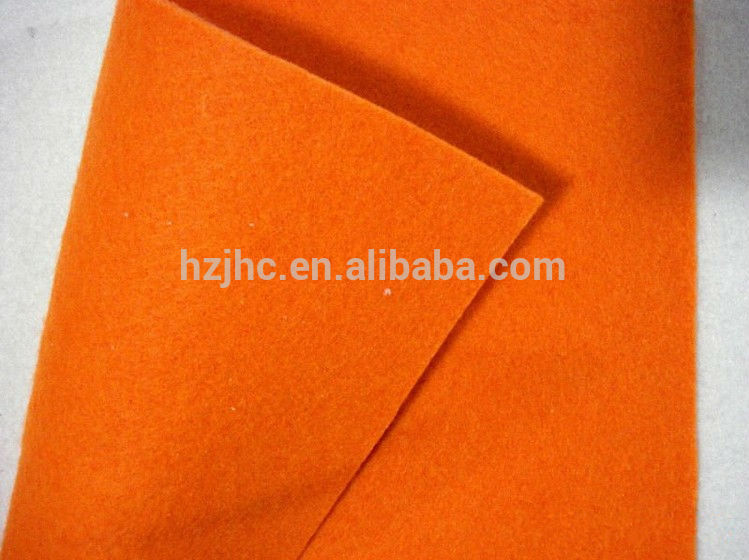 Printed polyester needle punch nonwoven felt star pattern fabric