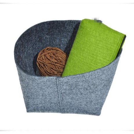 Recycle nonwoven felt rolls for storage basket