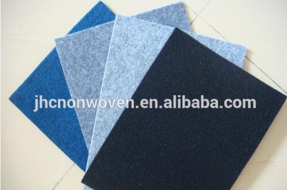 Waterproof polyester nonwoven needle felt fabric for laptop bags