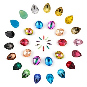 Wholesale k9 teardrop rhinestones crystal stone, high quality all kinds of point back glass fancy stone hot sale products 3 buyers