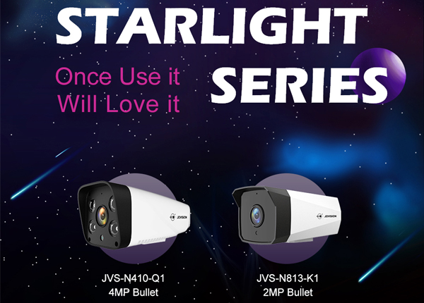 Jovision’s newly released Starlight IP Camera Series