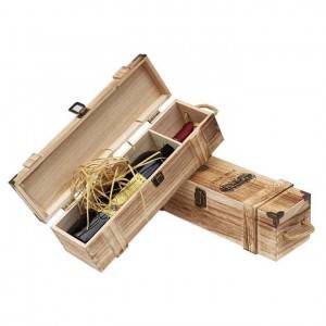 Reasonable price Cardboard Gift Boxes -
 Customized luxury vintage wood box for wine – JD Industrial