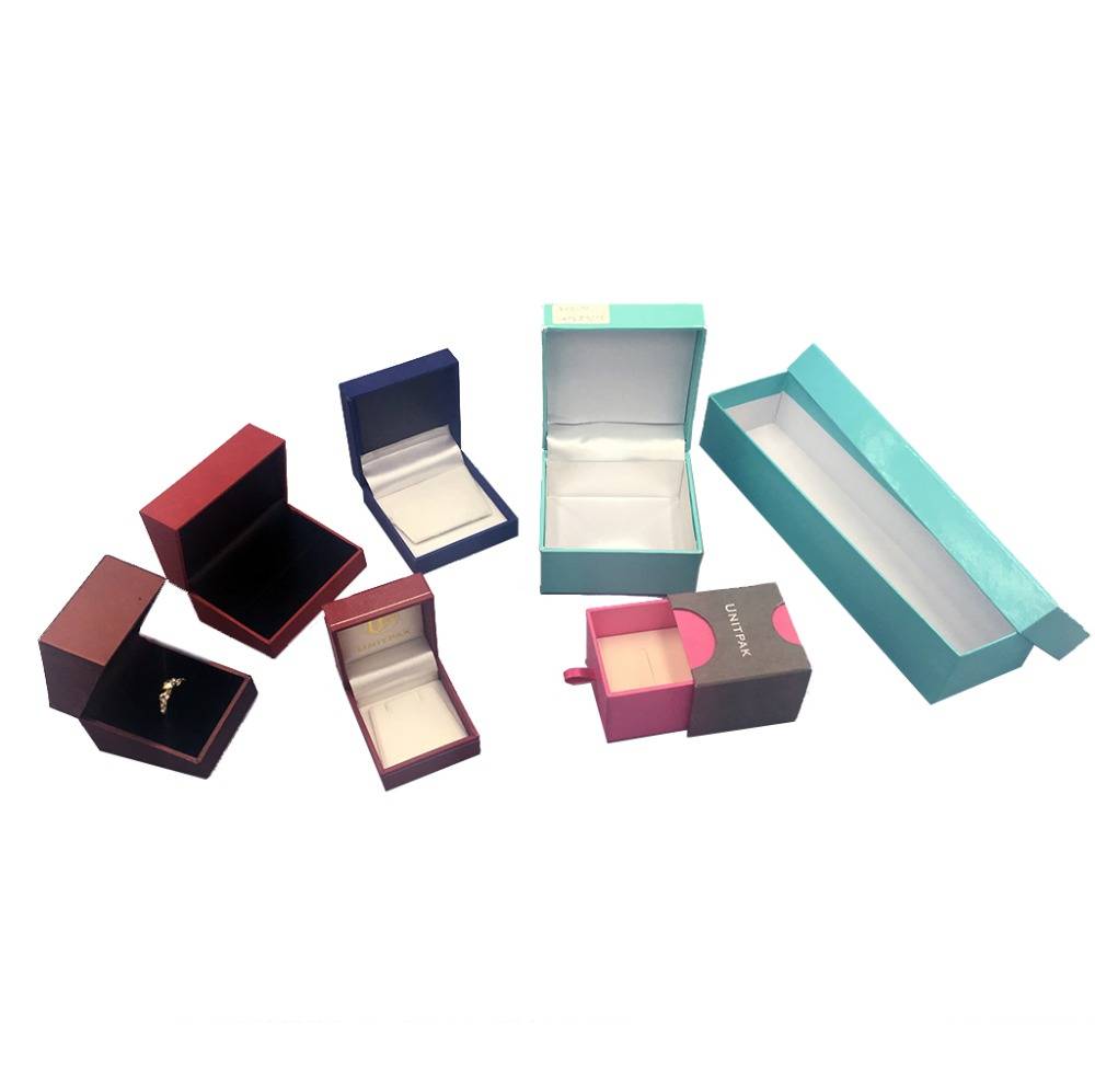 Wholesale custom various design small paper cosmetic, jewelry box for storage