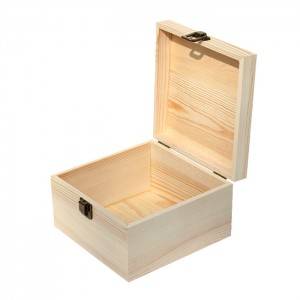 Natural wooden gift accessories box custom in china