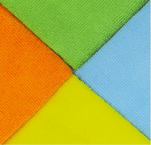 40×40 Wholesale Colorful Car drying Detailing 100% Microfiber Cleaning Cloth-B