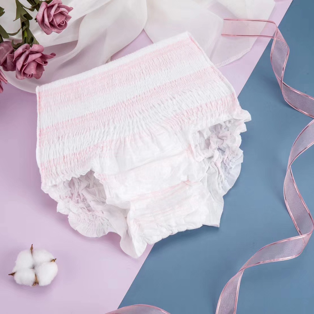 Wholesale New design female period pants disposable underwear women menstrual sanitary napkin
