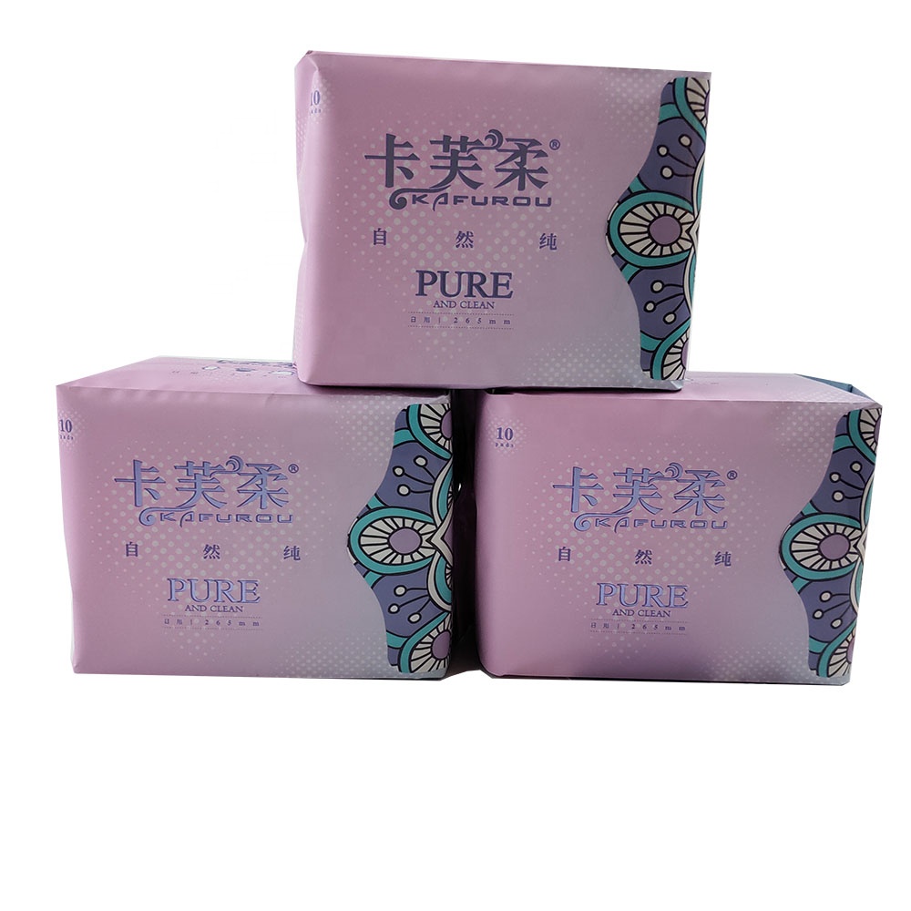 2020 Newest biodegradable Women disposable sanitary pads, super sanitary napkins anion Featured Image