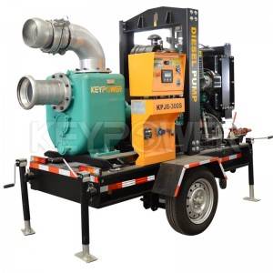 Keypower Trailer 8” water pump sets for sale With Cummins 4BT3.9-G2 Engine